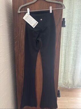 NWT lululemon athletica Black Boot Cut Flare Leggings